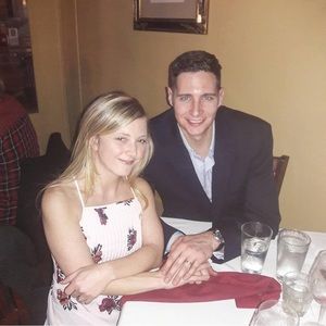 Ann Taylor rose print midi dress